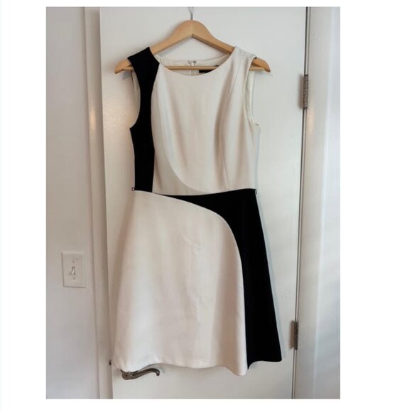 White House Black Market Dresses & Skirts - Black and White Work Dress